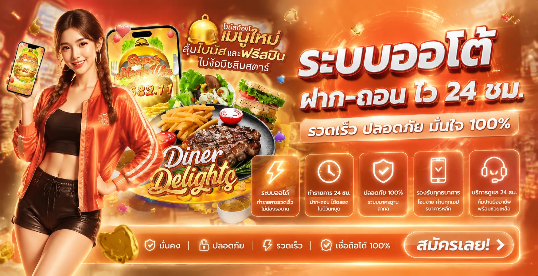 โปรโมชั่น Spinix282 โบนัสสมาชิกใหม่และคืนยอดเสีย